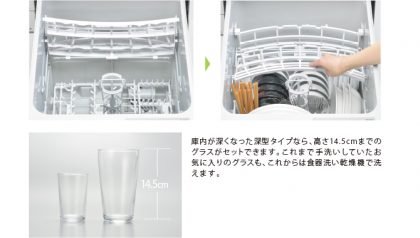 リンナイ　食洗器　towerwasher　サークルラック