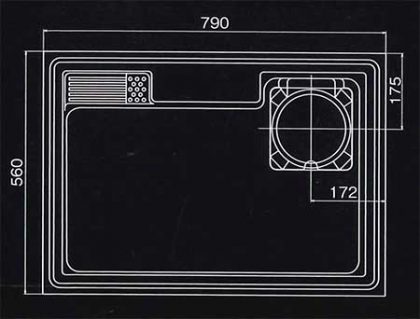 ハイパーシンクHS800寸法図