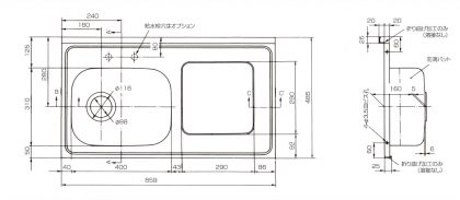 MSKB-860寸法図