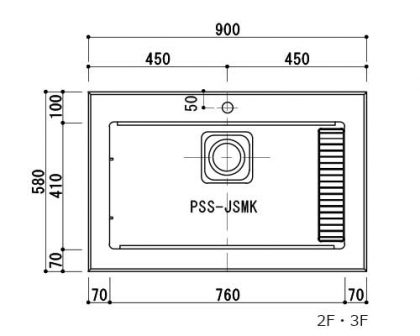 PSS-JSM-3Fスクエアオーバーシンク