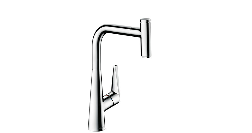 Hansgrohe 72045000 タリスセレクトS 洗面混合水栓190 クロム 浴室、浴槽、洗面所