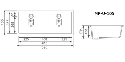 MP-U-105寸法図