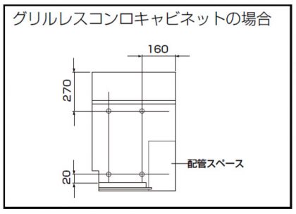 グリルレスコンロの場合