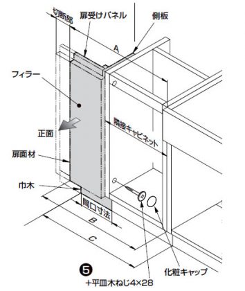 間口調整フィラー