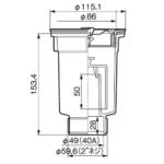 COMO-2MT-50A 本体寸法図 2MT-50A寸法図