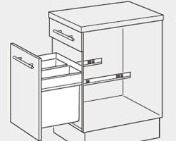 引出しシステムに取付