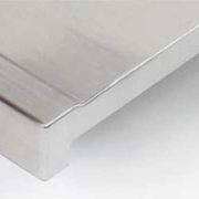 TYステンレスワークトップ小口溶接仕上 前垂部水返し付