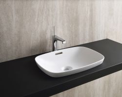 洗面器:ハーフベッセル・半埋込タイプ