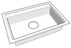 手板金オーバー―シンク O-SG-SDK-DAN 水栓デッキ段落ち段付き