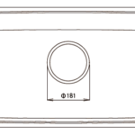 180Φ排水部品寸法
