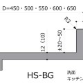 HS-BG前垂角バックガード付