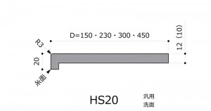 HS20前垂れ角